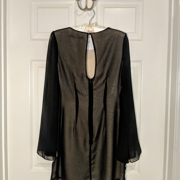 Ark & Co black Mini dress with Bell Sleeves small - Picture 2 of 4